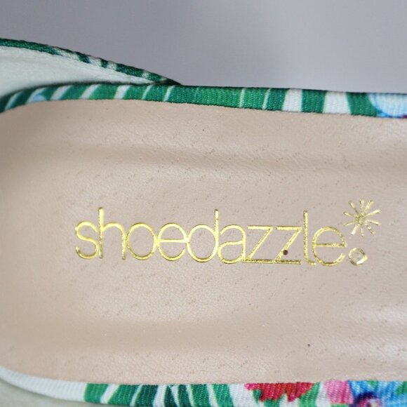 Shoe Dazzle Floral Platform Heels - Picture 6 of 15
